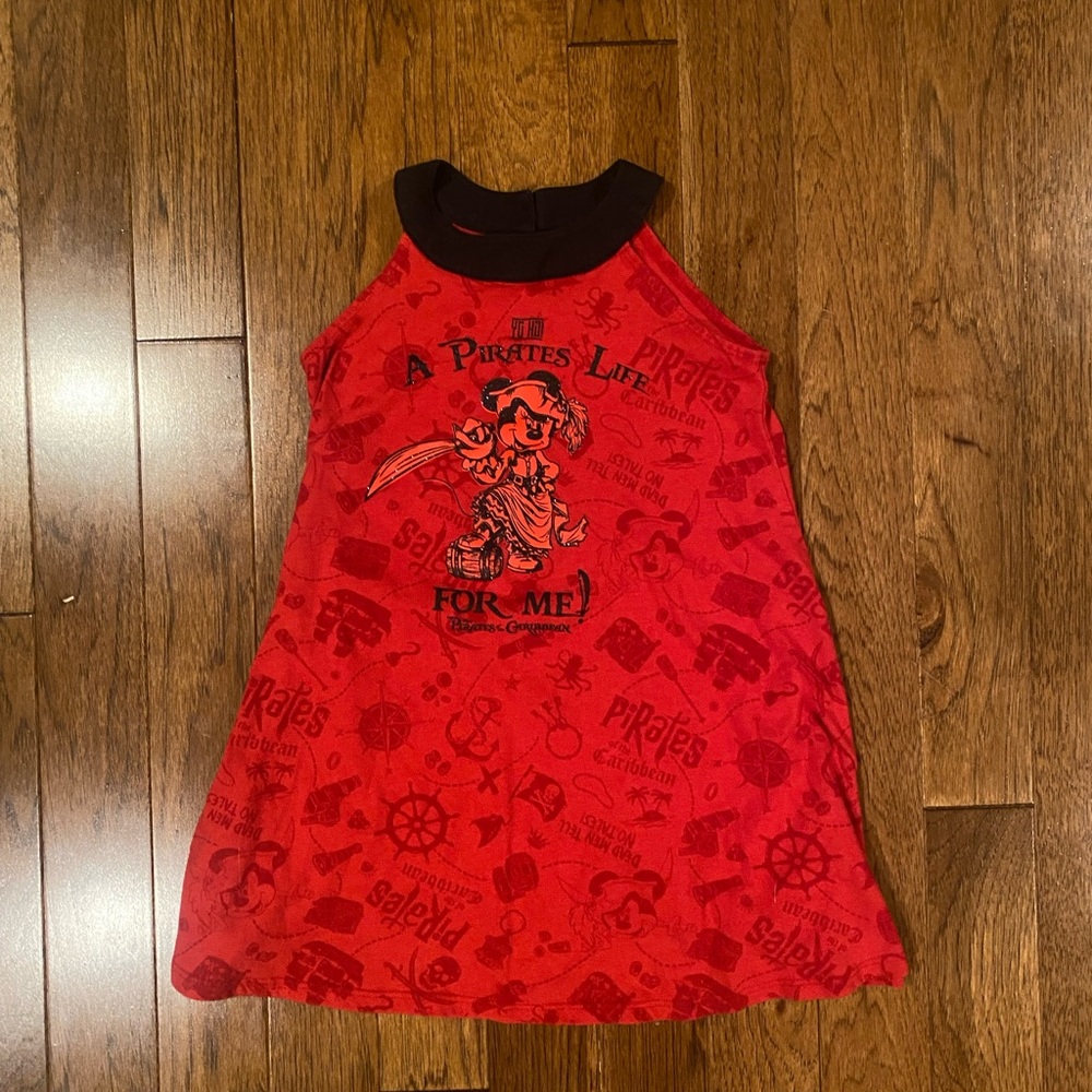 Disney Pirates of the Caribbean Red Girls Dress